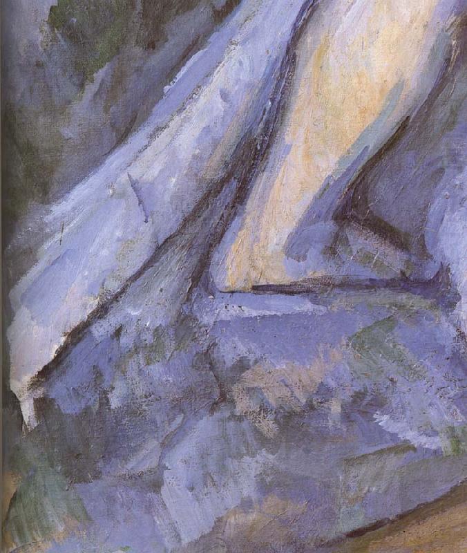 Detail of  Portrait of bather, Paul Cezanne